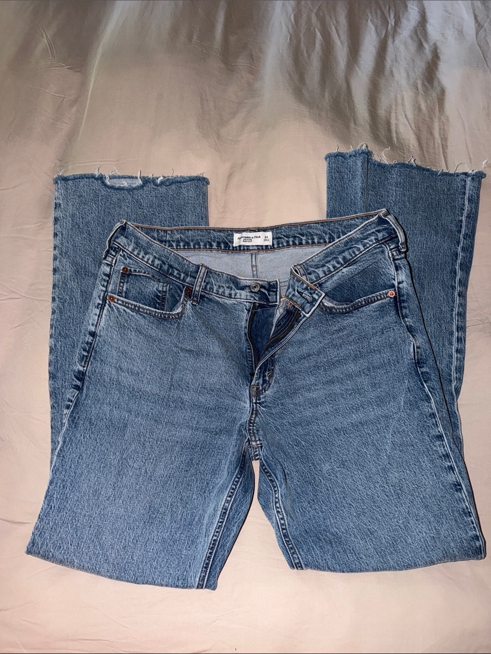 Abercrombie & Fitch Medium Blue Flare Jeans